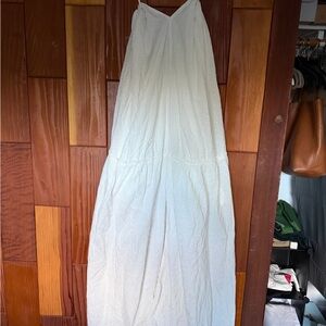 Free People White Maxi Dress eyelet size XL